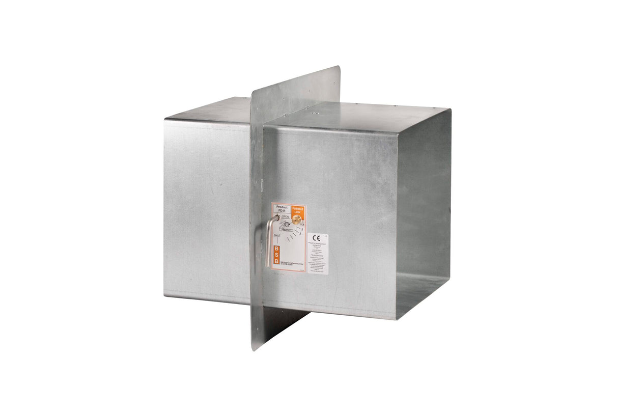 FD-R Series - Square/Rectangular Single Blade Externally Resettable Fire Damper