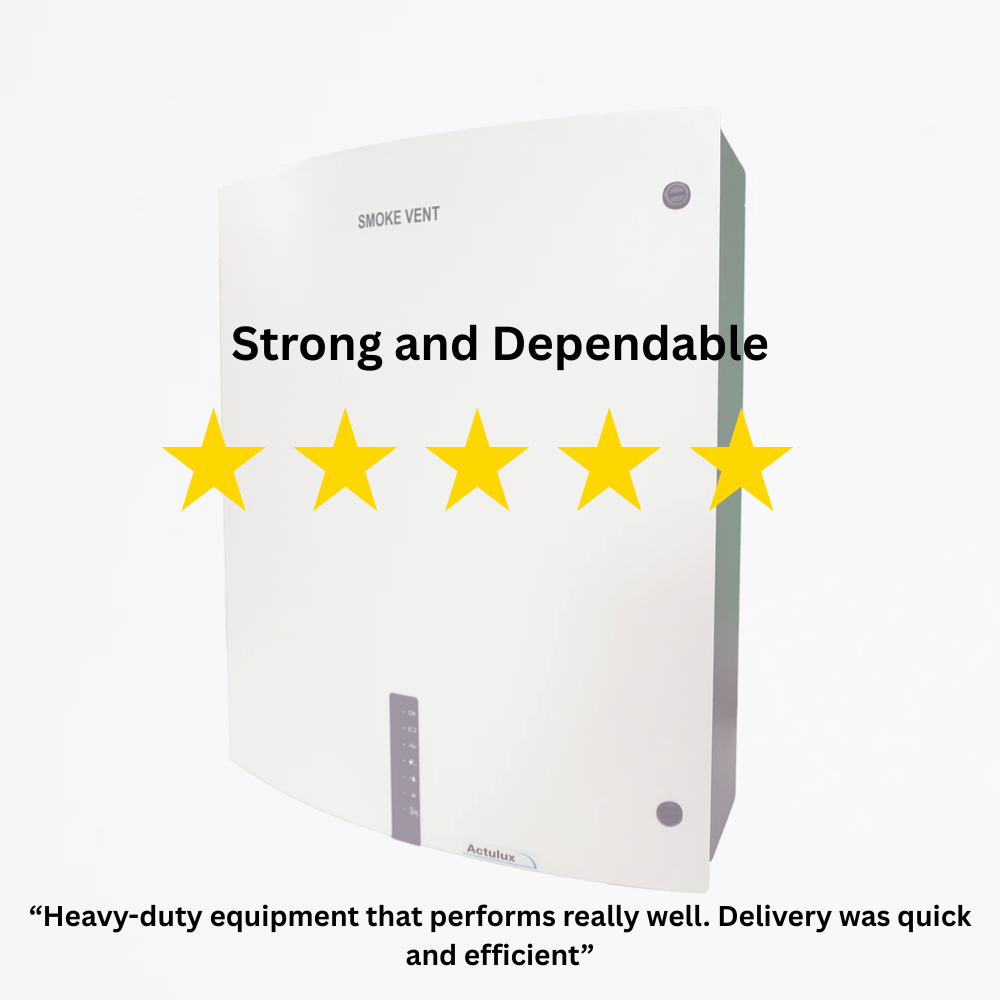 Actulux SVL Multi zone 15 amp EN12101-10 c/w batteries & 2 onboard motor groups 22800200 can go up to 6 zones using extra SVL MG's