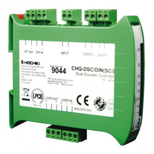 Hochiki Dual Sounder Controller - DIN Enclosure with SCI