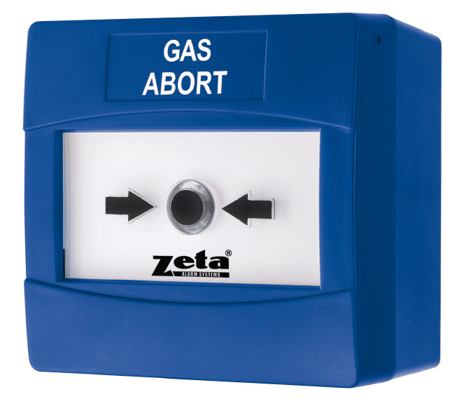 Zeta CP4 Conventional Surface Mount Manual Call Point - Blue