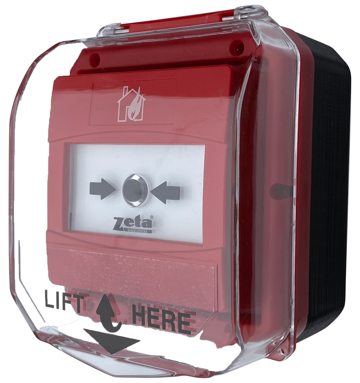 Zeta Addressable CP4 Call Point, Surface Mount, Red