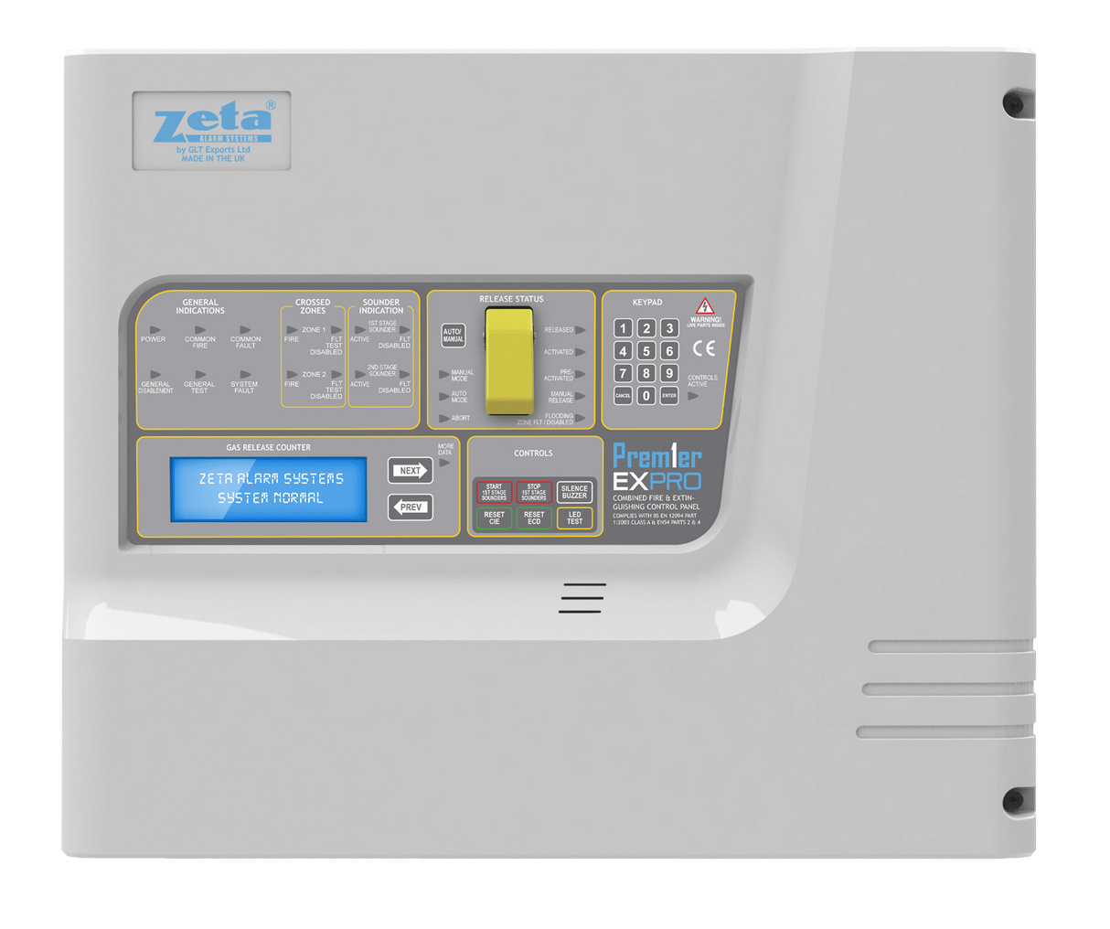 Premier EX Pro Combined Fire & Extinguishing Panel