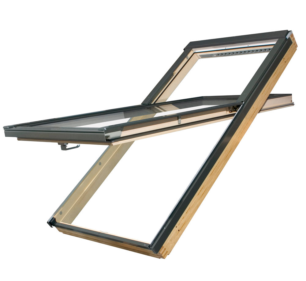 Fakro Natural Pine High Pivot proSky Roof Window (FYP-V)