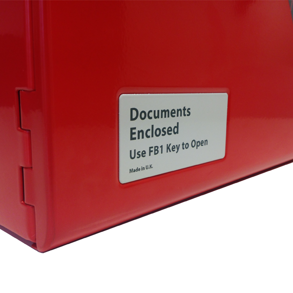 Kentec Fire Document Box with FB1 Key