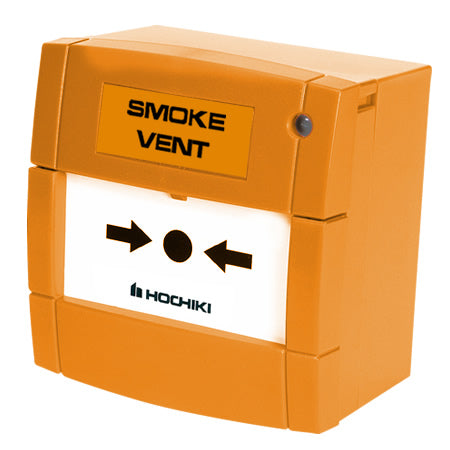 Hochiki Manual Call Point with SCI "SMOKE VENT" - Orange