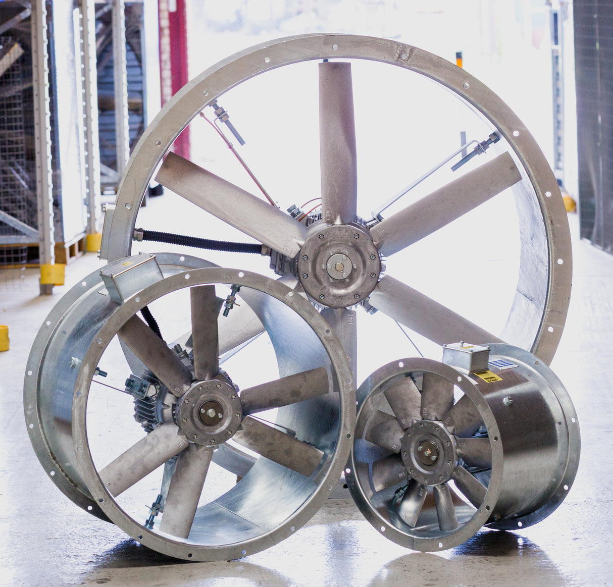 Long Cased Smoke fan 710mm