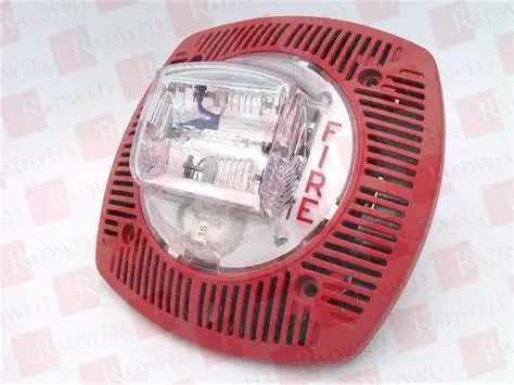 Speaker/Strobe, 25 or 70.7 VRMS, Selectable Candela, Wall Mount, FIRE text