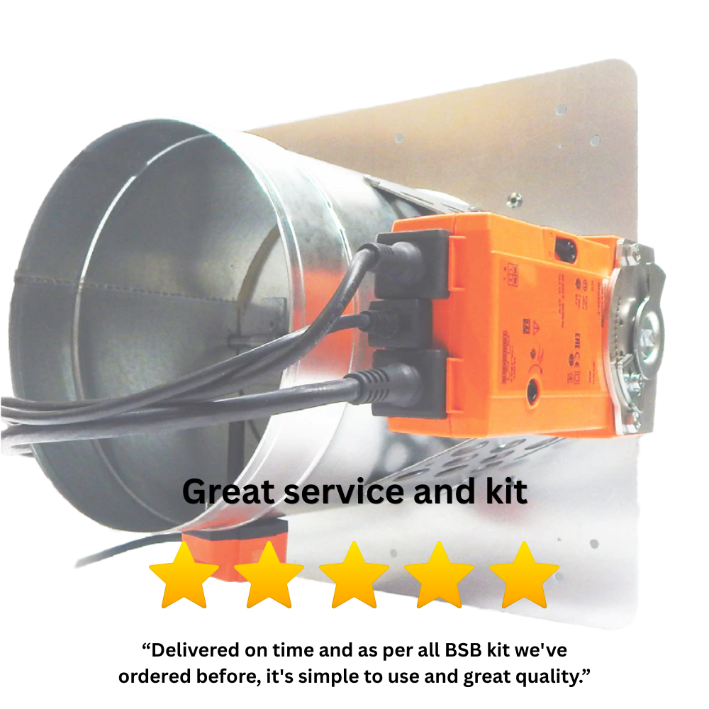 FSD-C Series - Galavanised Steel Blades, Installation Plate (IP)