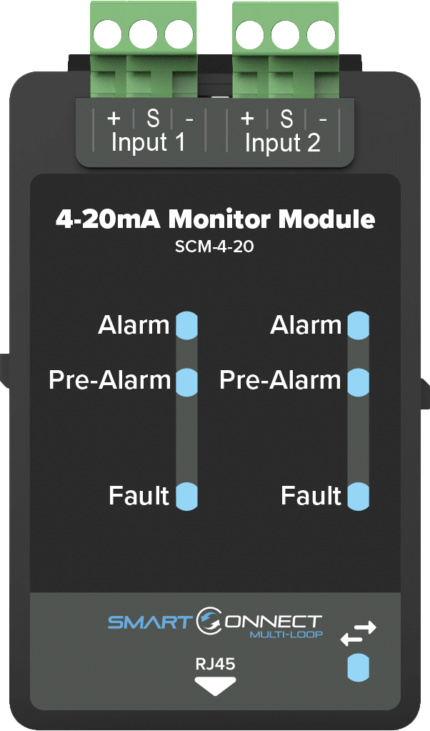 Smart Connect Multiloop twin 4-20mA module (For use with Gas/Flame devices)
