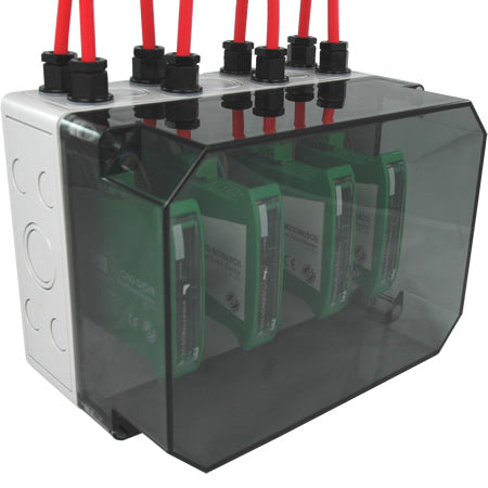 Hochiki DIN Mounting Box - Large (up to 6 DIN rail modules)