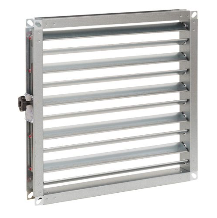Advanced Air 1400SP Volume Control Damper - Unsealed Stainless Steel Blade, Galvanised Casing