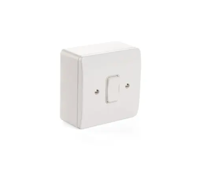 S50-1 ROCKER SWITCH 1-GANG 10A WHITE