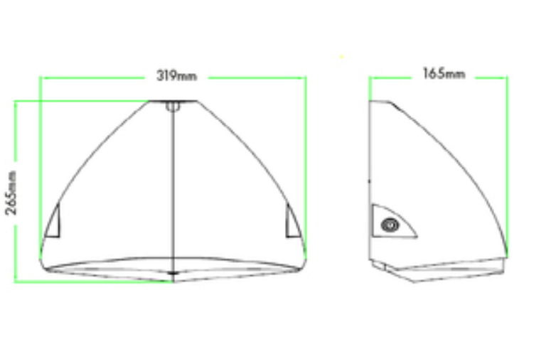 ECCLESALL LED Wall Light IP65 2CCT