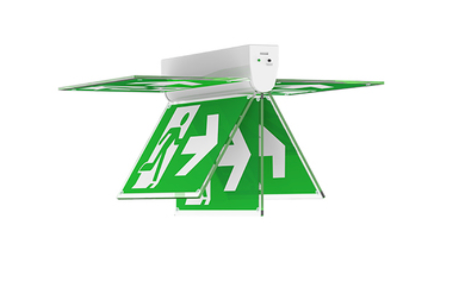 PARSON Dali Multi-Installation Emergency Exit Sign, IP20, Maintained / Non-maintained, LiFePO4