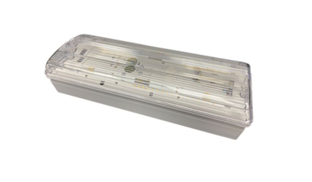 MILLHOUSES LED Emergency Bulkhead, IP65, 3.2V LiFePO4 Battery
