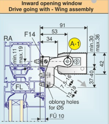 Aumüller KSA A-1 Mounting Bracket