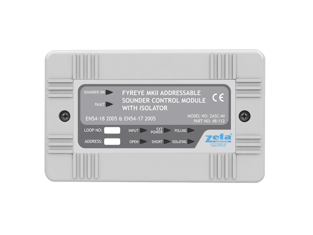 Fyreye MkII Addressable Input/Output Module with S/C Isolator (loop powered)