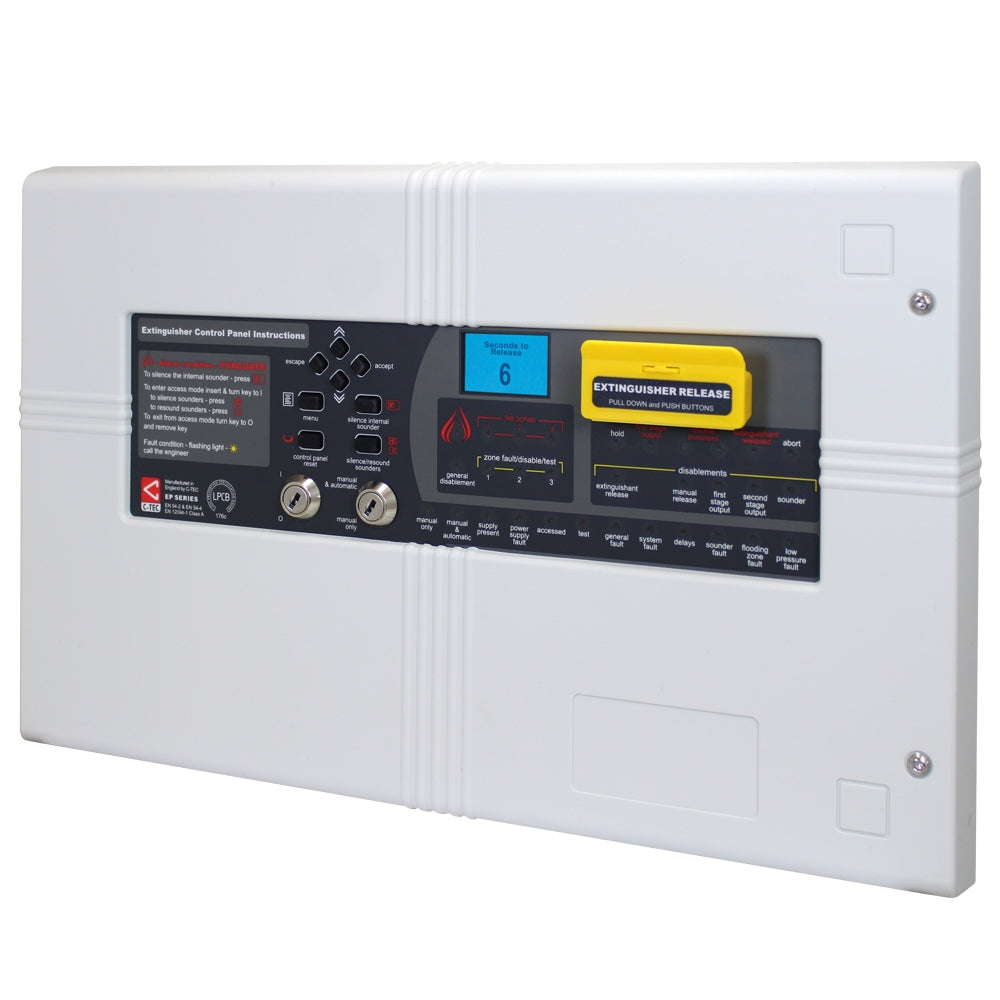 EP three-zone automatic extinguisher panel