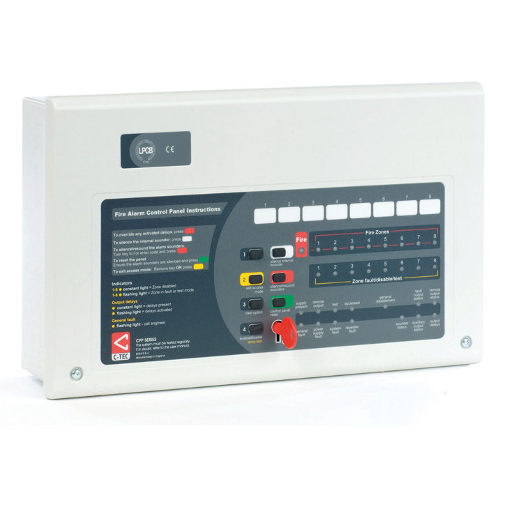 CFP AlarmSense 2 zone two-wire conventional fire alarm panel