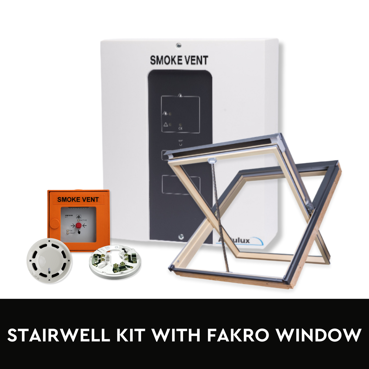 Stairwell Kit with Fakro Window AOV