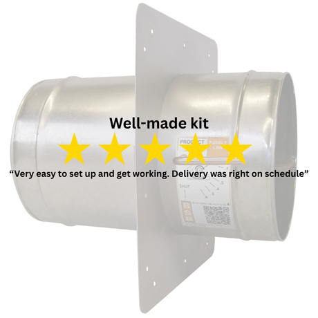 FD-C Series - Galvanised Steel Blades, Installation Plate (IP)
