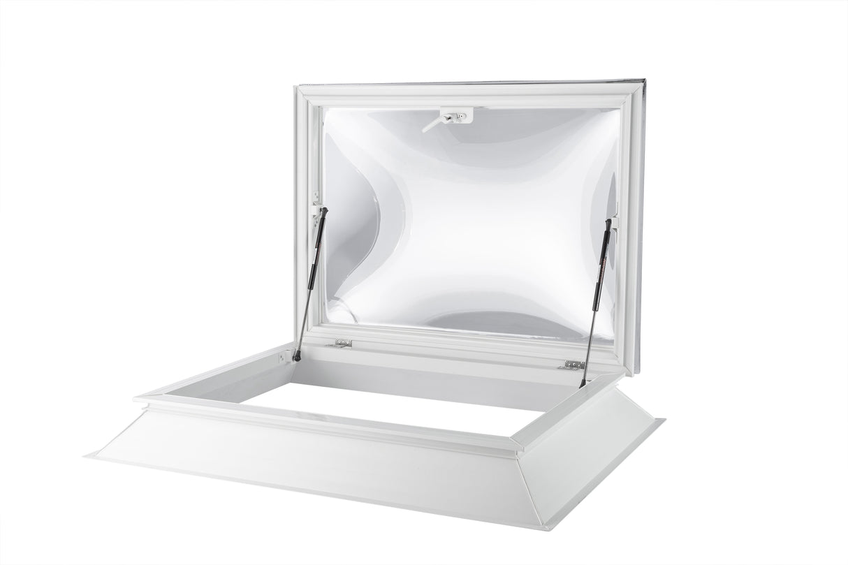 Coxdome  Rooftop Access Polycarbonate - Pyramid With 150mm Box Section
