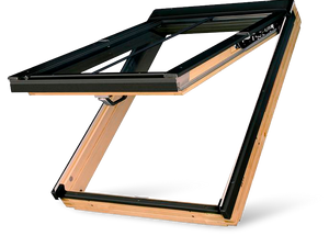 Fakro Natural Pine preSelect Top Hung and Centre Pivot P2 Glazing Roof Window (FPP-V)