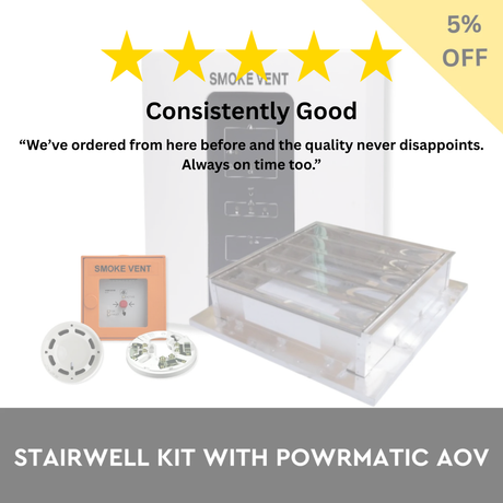 Stairwell Kit with 1m2 Powrmatic Vent