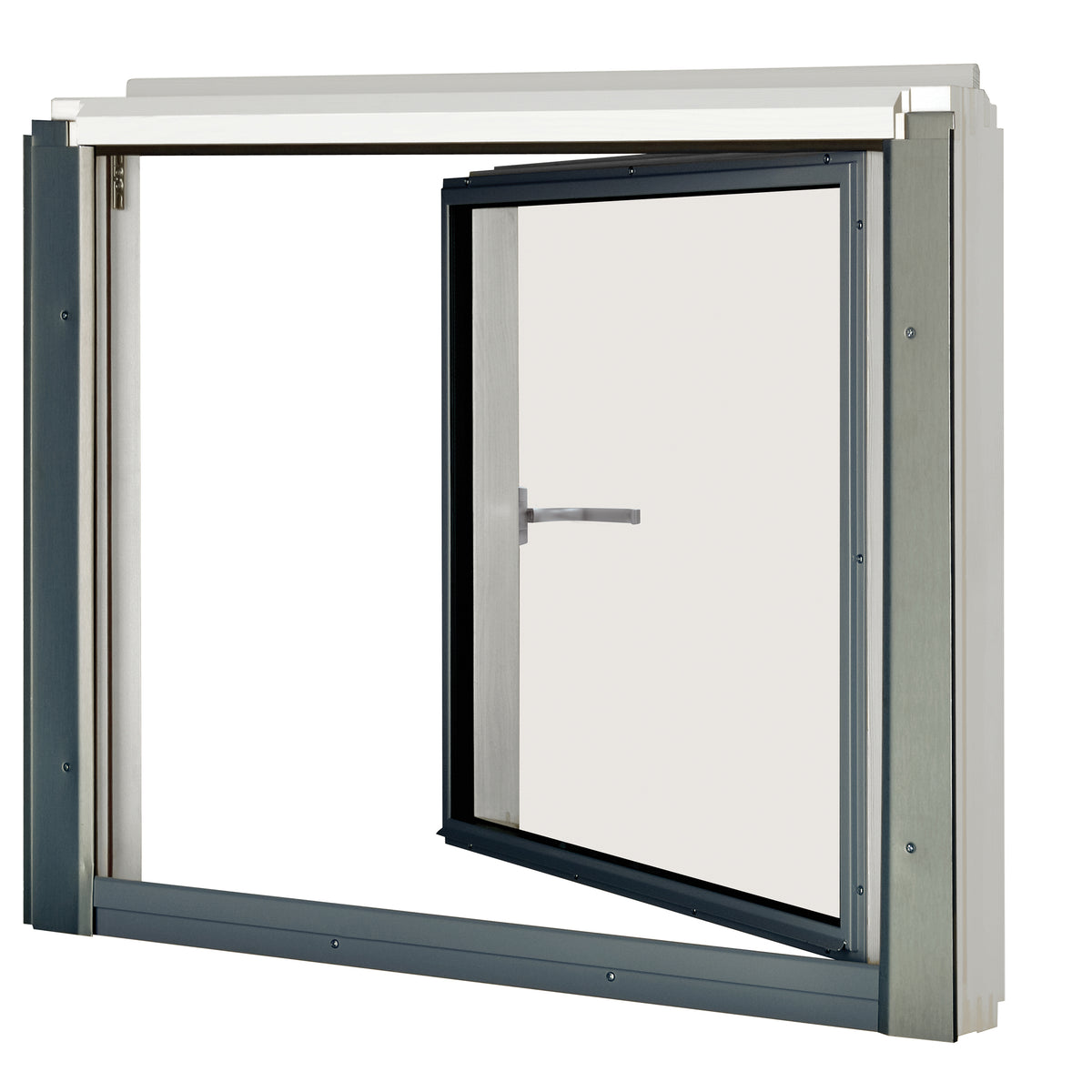 Fakro White Acrylic Left Opening L-Shaped Combination Windows (BDL/W ...