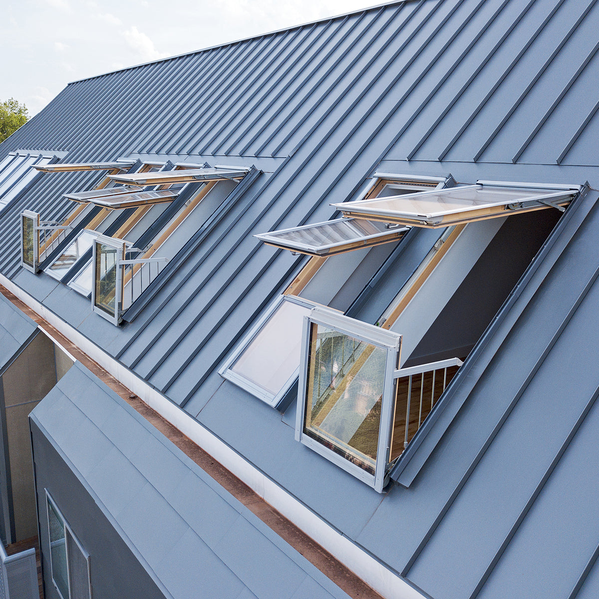 Natural Pine Balcony Roof Window (FGH-V) – INBUILD UK