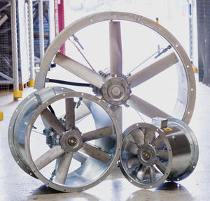 Long Cased Axial fan 630mm
