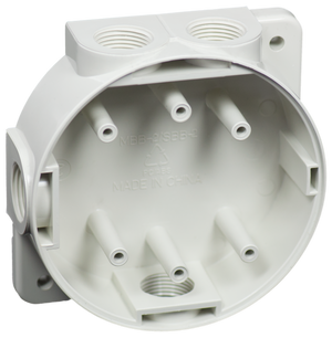 Hochiki Marine Mounting Back Box with Glands
