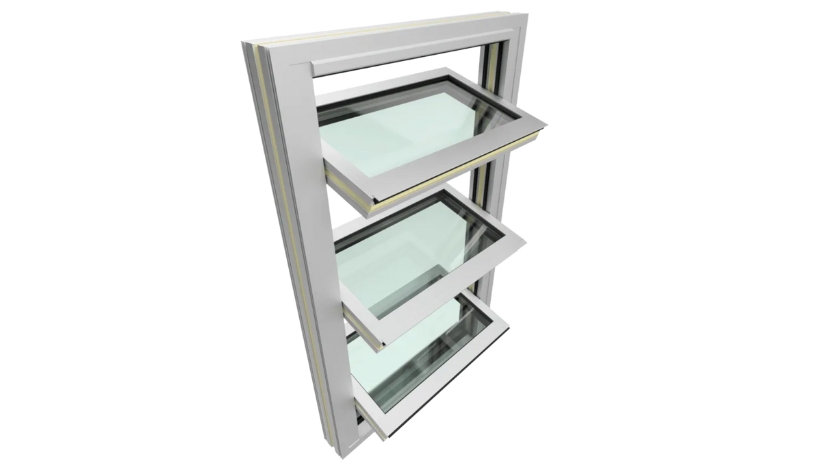 Krystalite AOV Glazed Louvre Smoke & Natural Ventilator