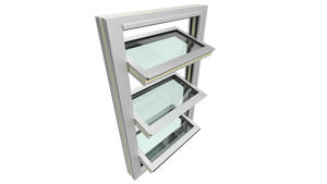 Krystalite AOV Glazed Louvre Smoke & Natural Ventilator