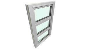 Krystalite AOV Glazed Louvre Smoke & Natural Ventilator