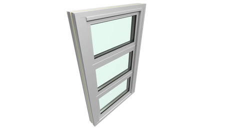 Krystalite AOV Glazed Louvre Smoke & Natural Ventilator