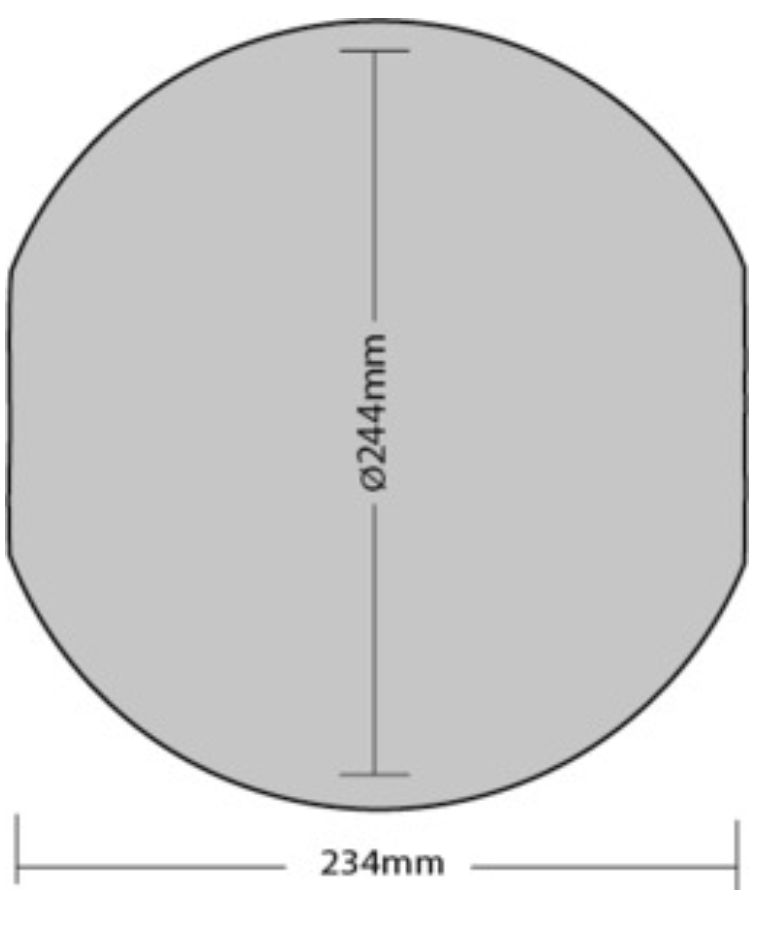 FORGE Circular 15W LED 2D Style Gear Tray 3CCT