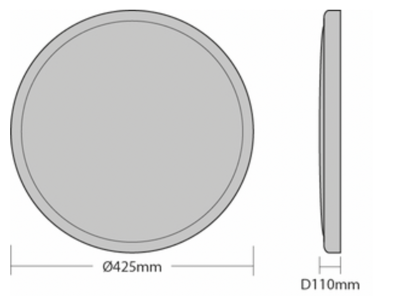 CHELSEA LED Circular Low Profile Amenity Light IP20 3CCT