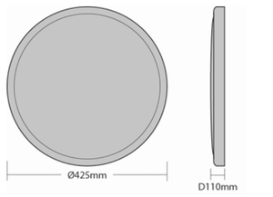 CHELSEA LED Circular Low Profile Amenity Light IP20 3CCT