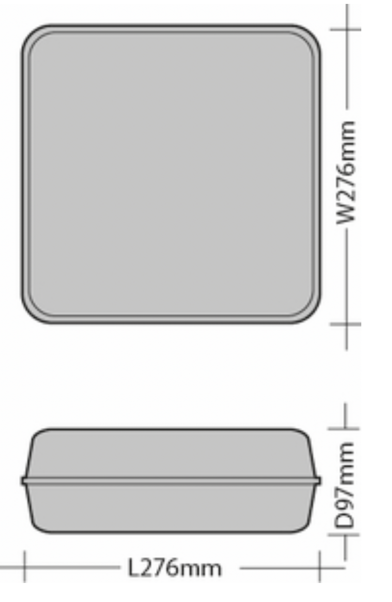 WHIRLOW LED Square Amenity Light IP65