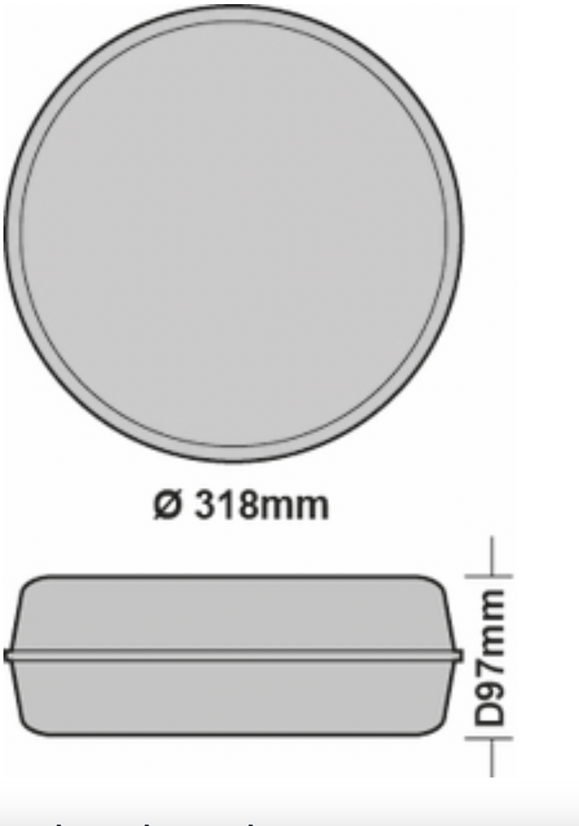 ENDCLIFFE LED Circular Amenity Light IP65