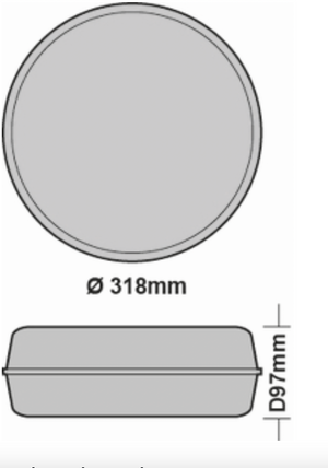 ENDCLIFFE LED Circular Amenity Light IP65