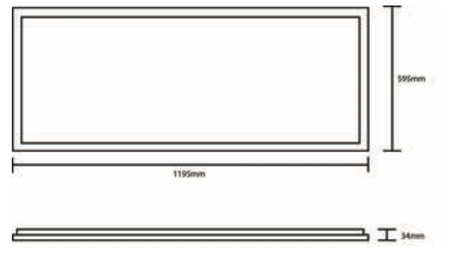 WESTWOOD LED Back-Lit Panel, 230V Mains, 3CCT, Wattage Selectable, UGR<19, TP(a)