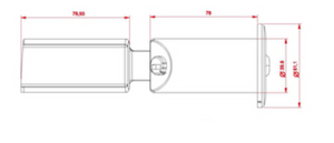 KIRKSTONE LED Emergency Downlight, IP20, Non-maintained, Replaceable Lens, LiFePO4