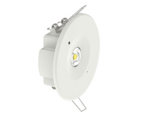 HEELEY Square LED Emergency Downlight, IP54, Non-maintained, LiFePO4