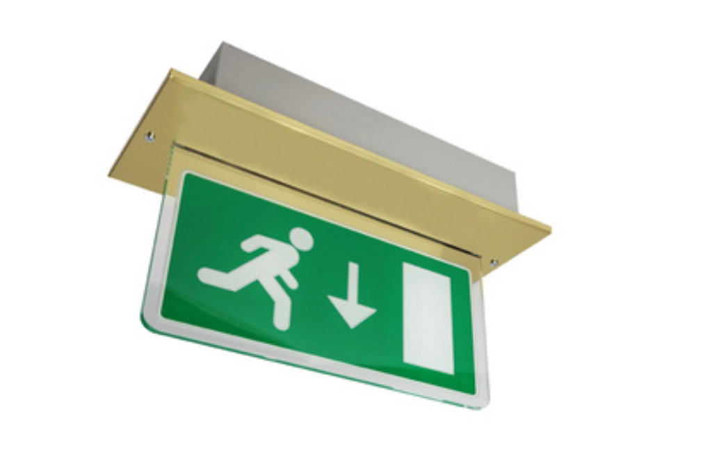 PARKWOOD LED Recessed Exit Sign, Slave