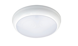 OXLEY ECO LED Circular Amenity Light, IP54, White, 230V Mains, 3CCT, Wattage Selectable