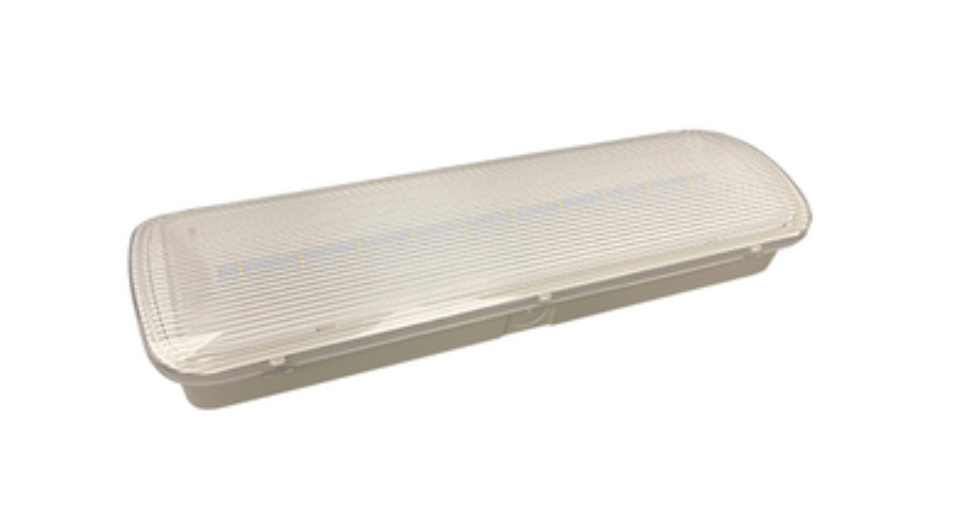 RUSKIN LED Emergency Bulkhead, IP65, Maintained/non-maintained, LiFePO4 Battery