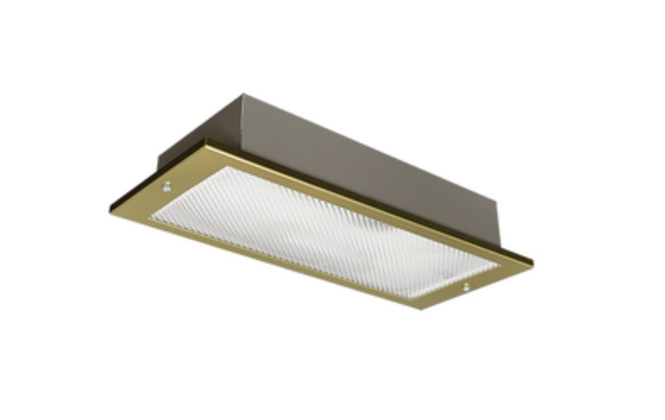 HOLLINSEND LED Recessed Emergency Bulkhead, Slave, Opal Diffuser