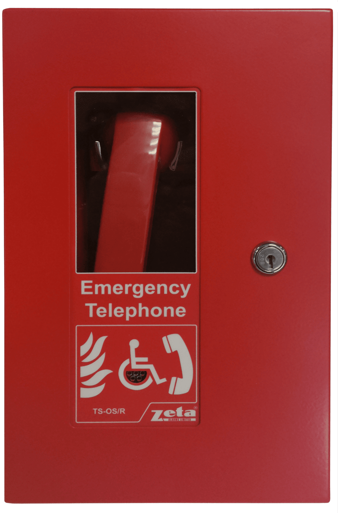 Type A Telephone Outstation - Red Handset